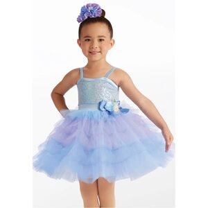 Weissman Showtime | A Dream Is A Wish Blue Lavender Tulle Ballet Tutu Dress IC